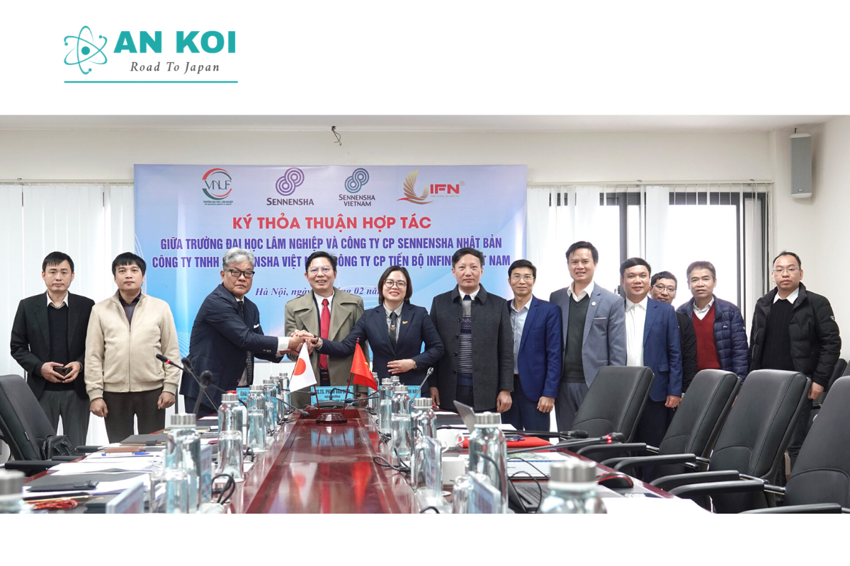 AN KOI - Cầu nối khởi đầu giấc mơ du học Nhật Bản Lâm nghiệp Việt Nam