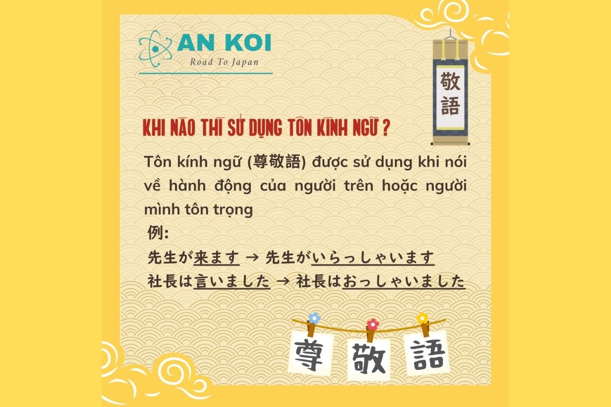 Khi nào nên sử dụng tôn kính ngữ tiếng Nhật?