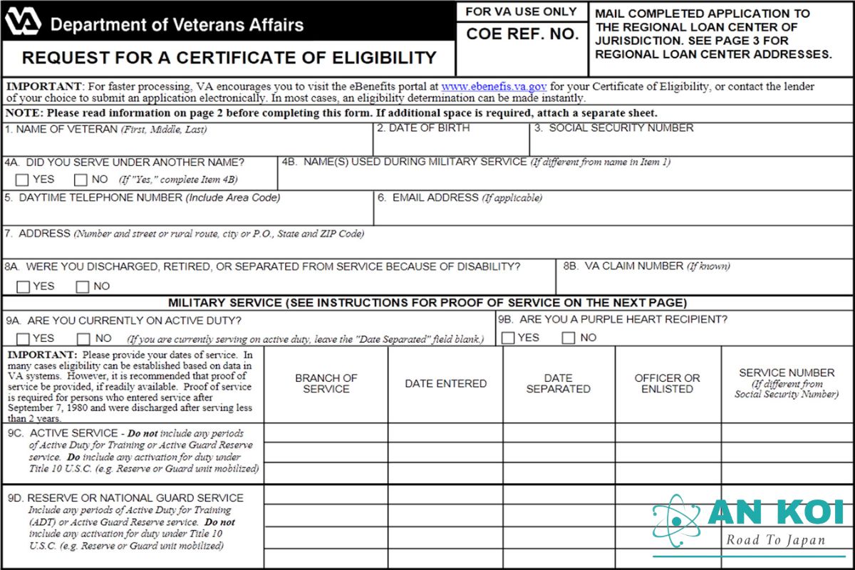 Illustration of preparing and submitting a COE application for immigration review