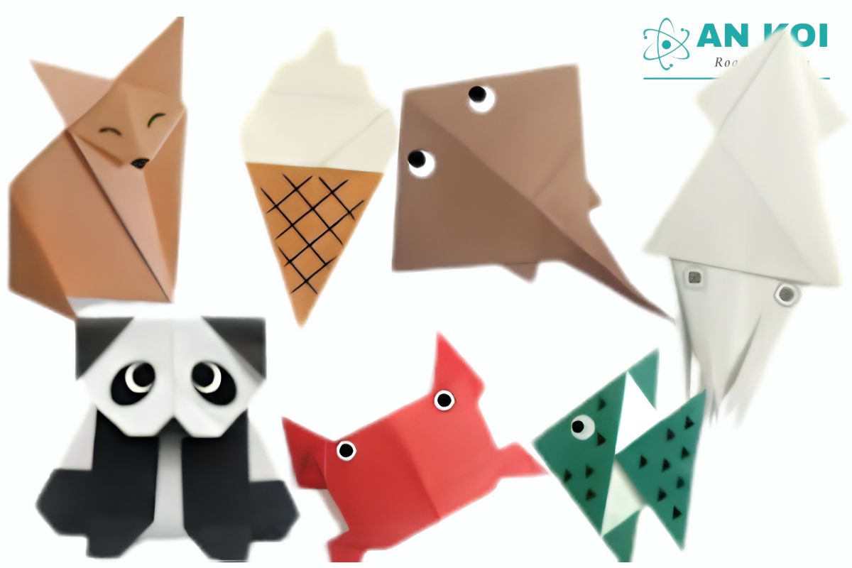 Simple paper-folding models help beginners practise precision, edge alignment and control over each crease.