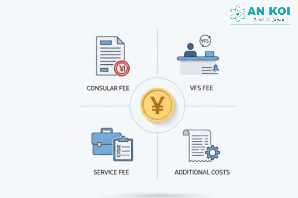 Lệ phí thủ tục xin Visa du lịch Nhật Bản dao động theo loại Visa một lần hoặc nhiều lần